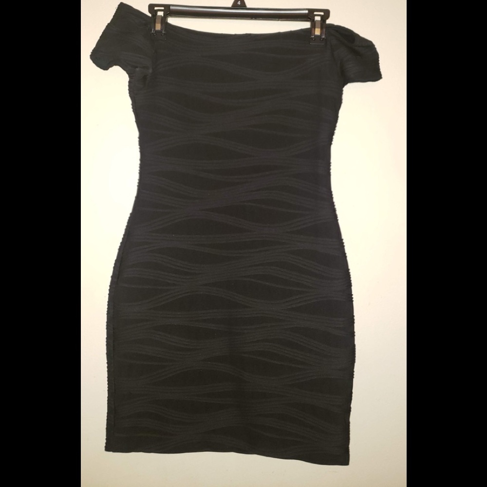 Mini black dress